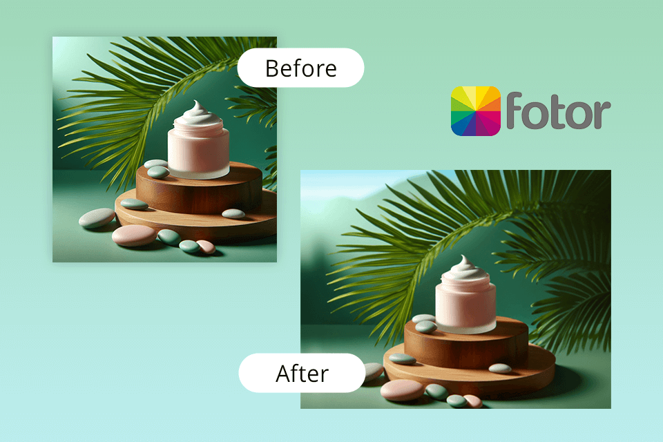 fotor ai image extender vzorek