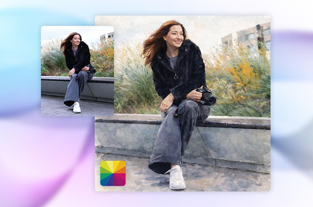 fotor ai watercolor generator