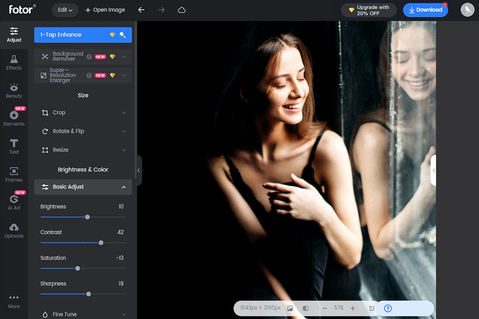 fotor on1 photo raw alternative interface