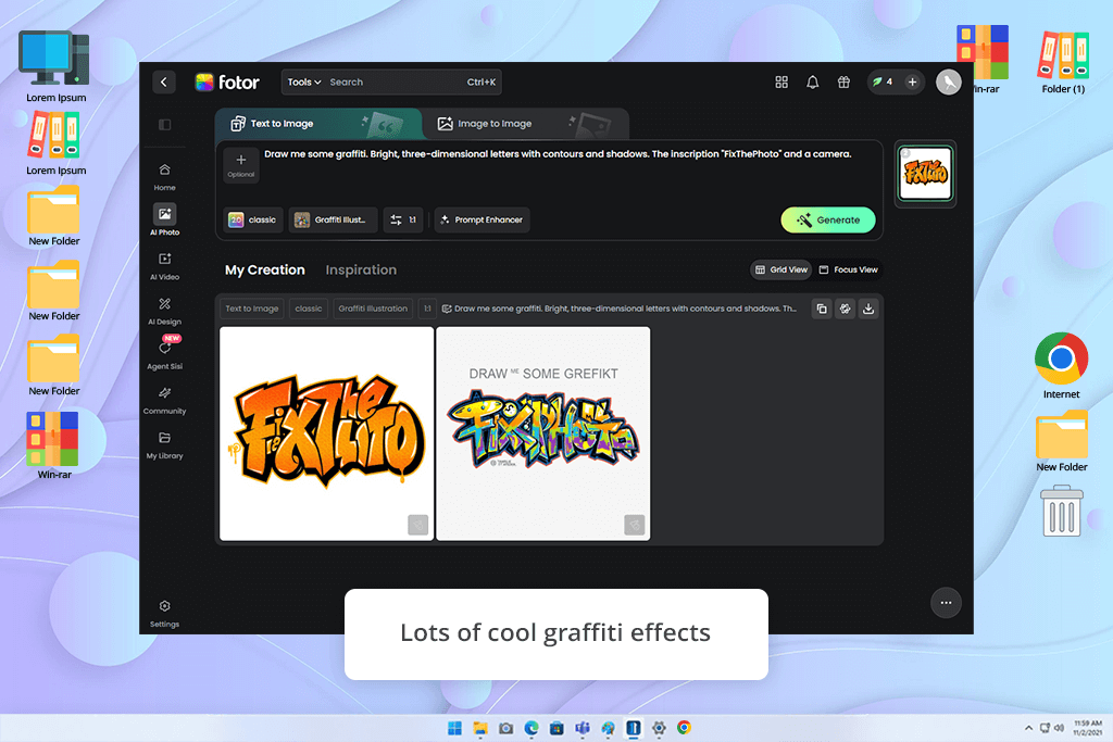 fotor software interface