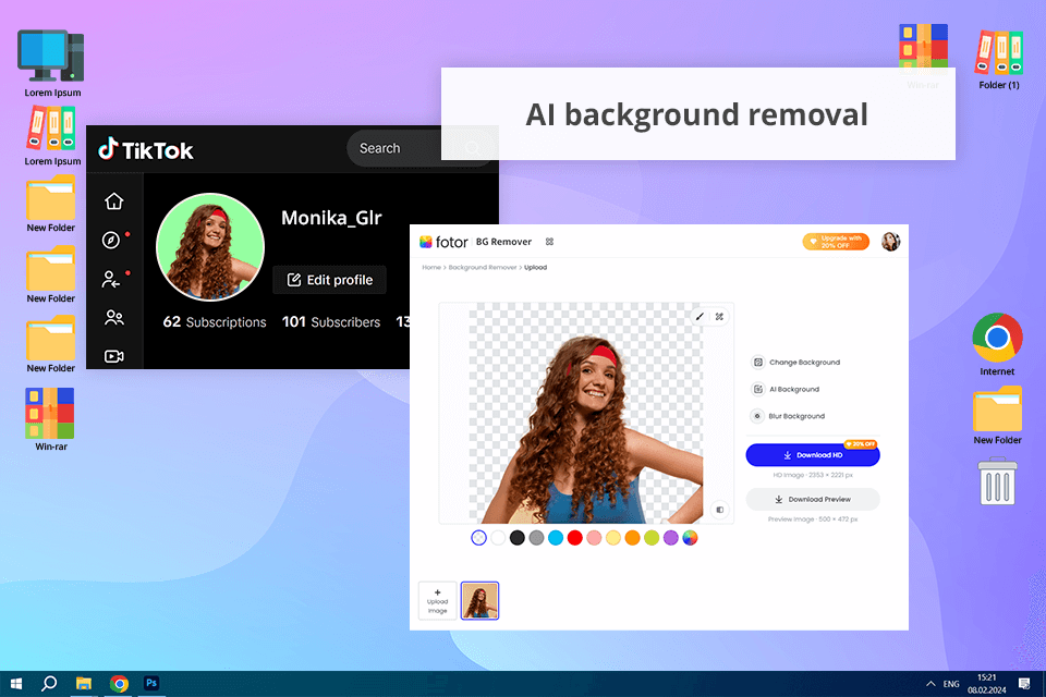 fotor tiktok pfp maker