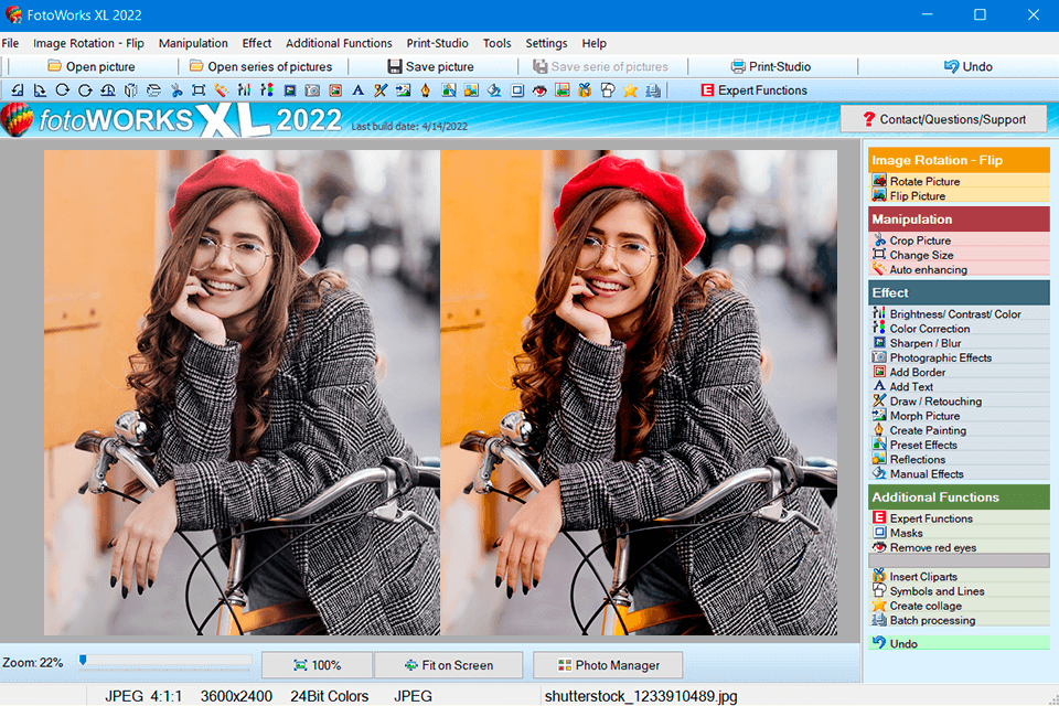 fotoworks interface