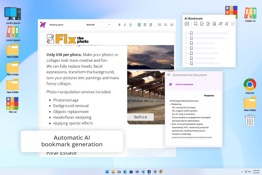 foxit pdf interface