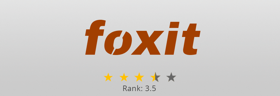 foxit pdf editor logo
