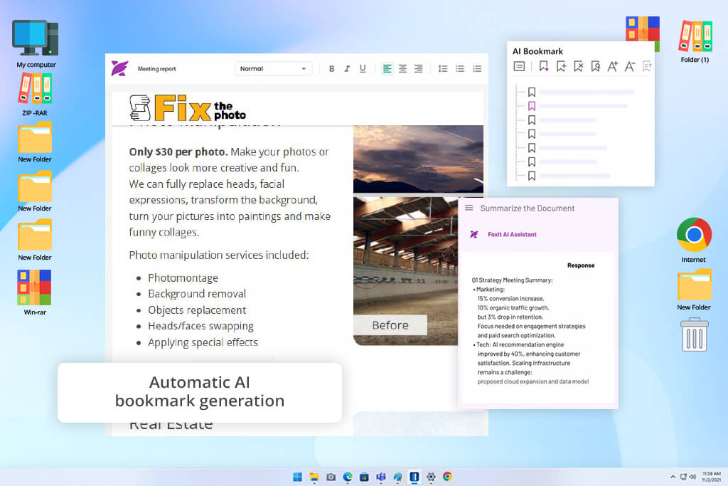 foxit pdf interface
