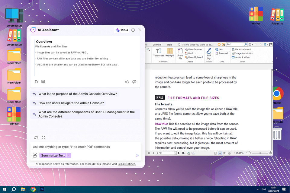 foxit reader ai tool for summarizing pdf