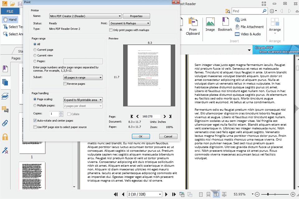 foxit reader interface