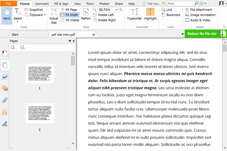 foxit reader nitro alternative interface