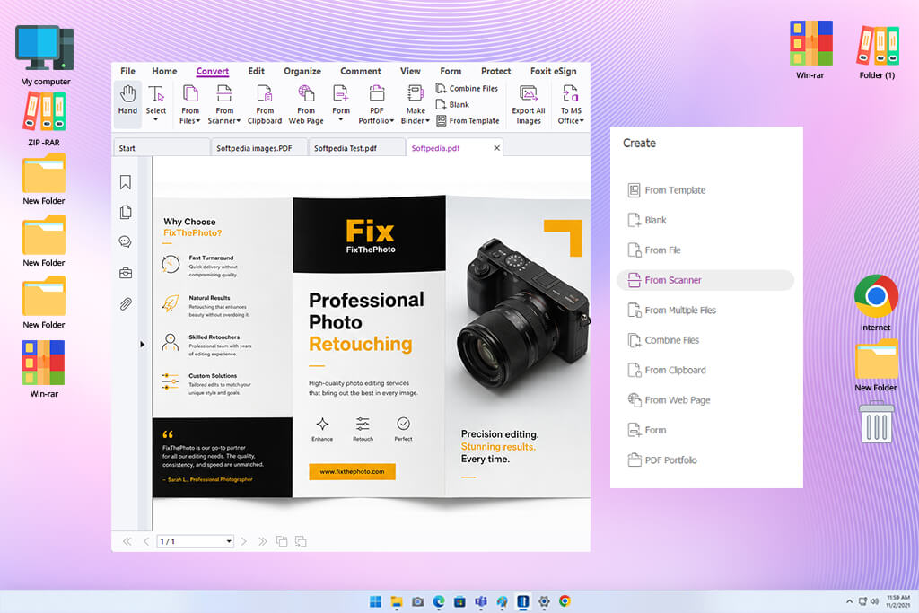 foxit scanned pdf enhancer