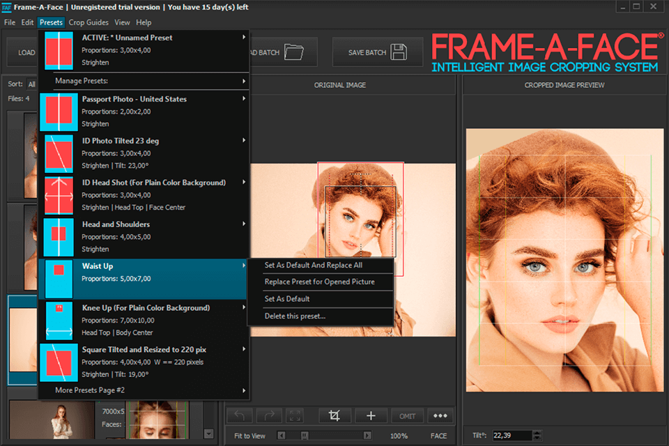 FrameAFace Intelligent Image Cropping Software Review