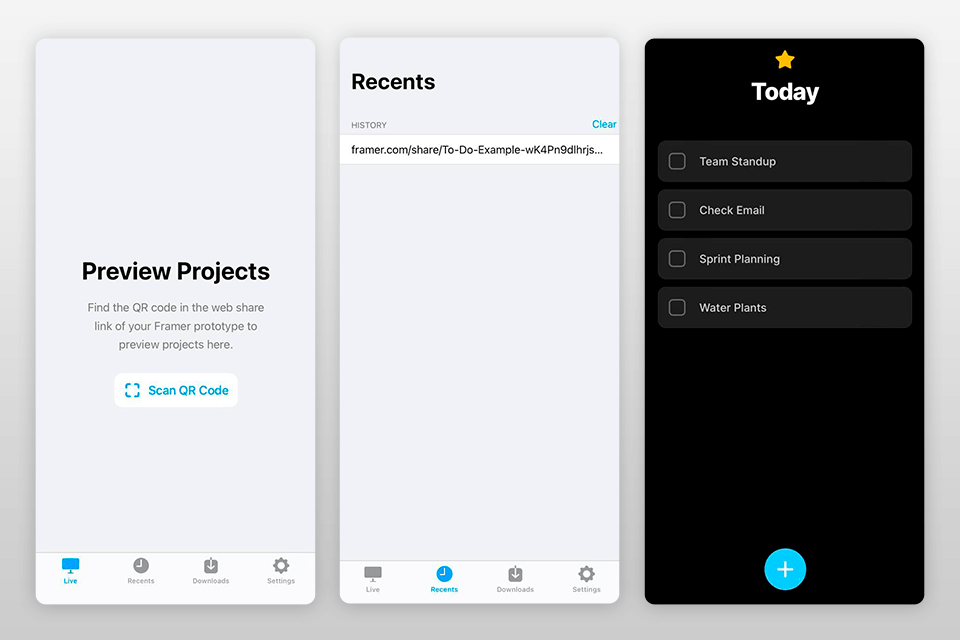 التطبيق فرامير لواجهة مصممي الويب