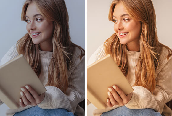 preset foto afinitas gratis memerah