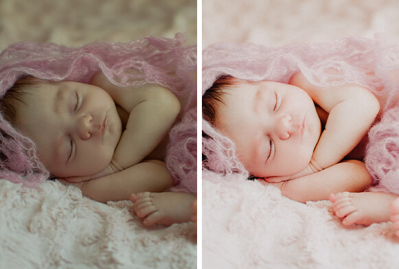 préréglages Lightroom gratuits pour bébé
