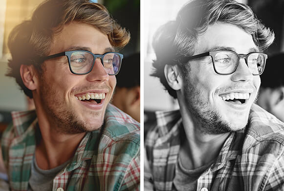 gratis capture monokrom stil