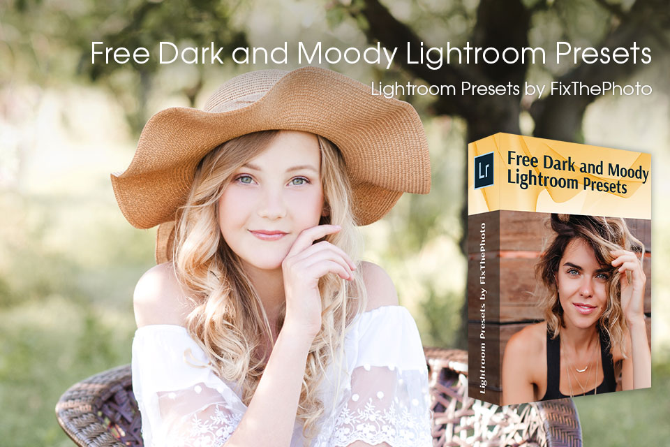 free dark and moody lightroom presets collection by fixthephoto