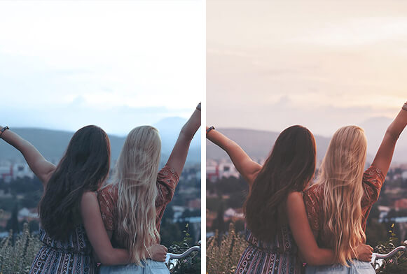 ciemne akcje Photoshopa