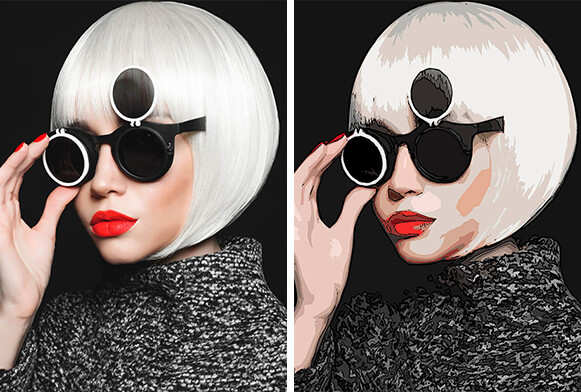 gratis photoshop-handlinger med dobbelt eksponering