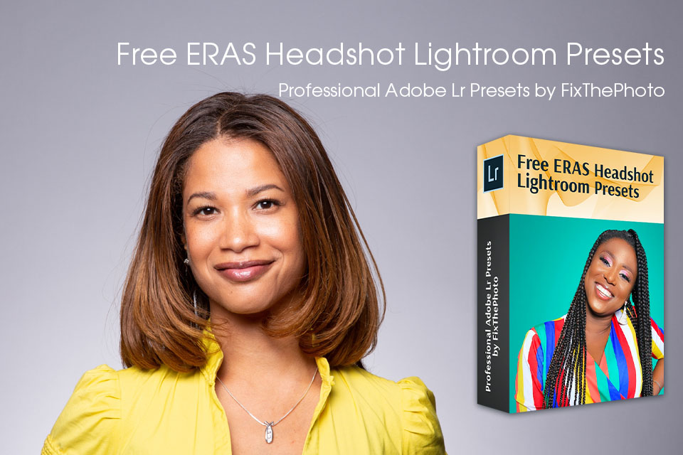 free headshot lightroom presets by fixthephoto