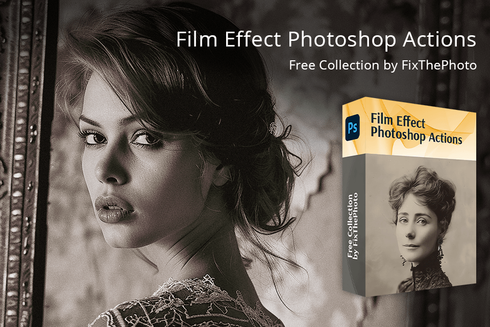 free film photoshop actions from fixthephoto