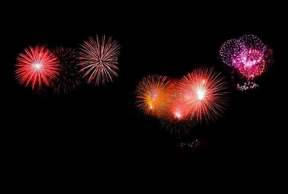 superpositions de feux d'artifice gratuites