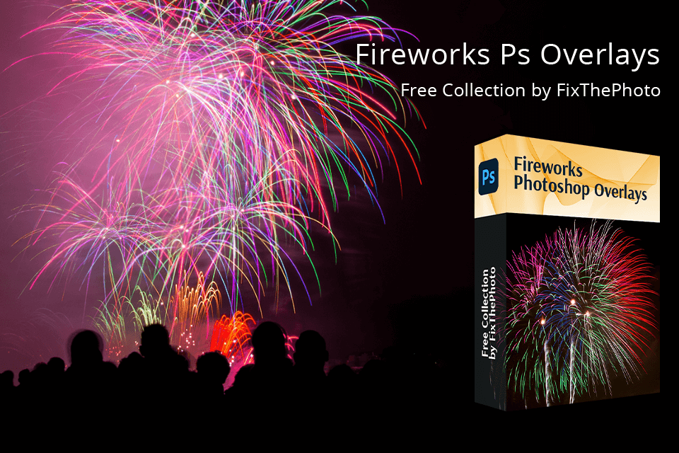 free fireworks overlays from fixthephoto