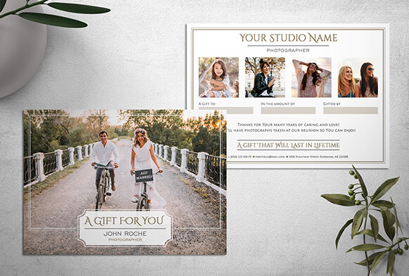 Gift Certificate for Bundle Two Photography Online Courses