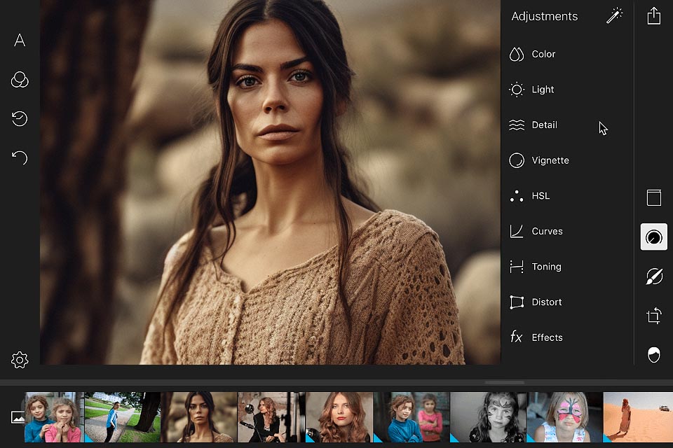 polarr free lightroom alternative interface