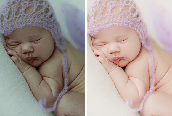 préréglages Lightroom gratuits pour la photographie de bébé