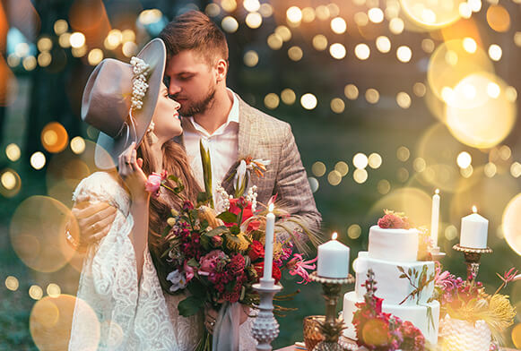 gratis bryllup bokeh photoshop overlays