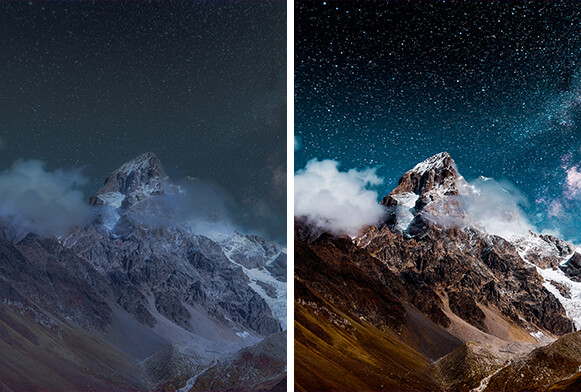 Photoshop akcije izostrijo