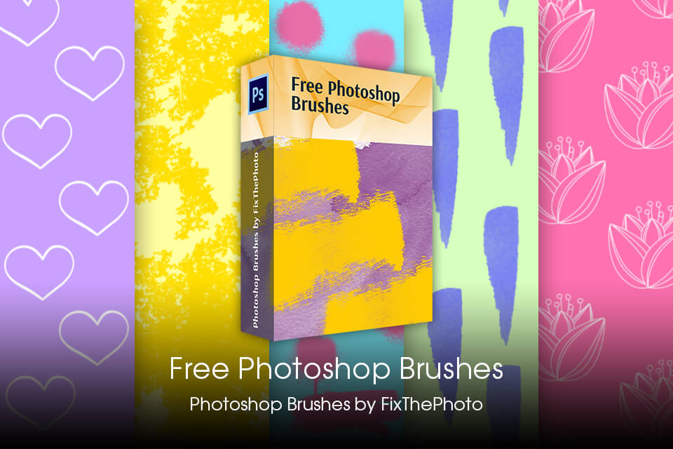 فرش فوتوشوب مجانية من خلال fixthephoto