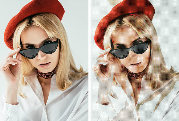 gratis photoshop dobbelteksponeringshandlinger