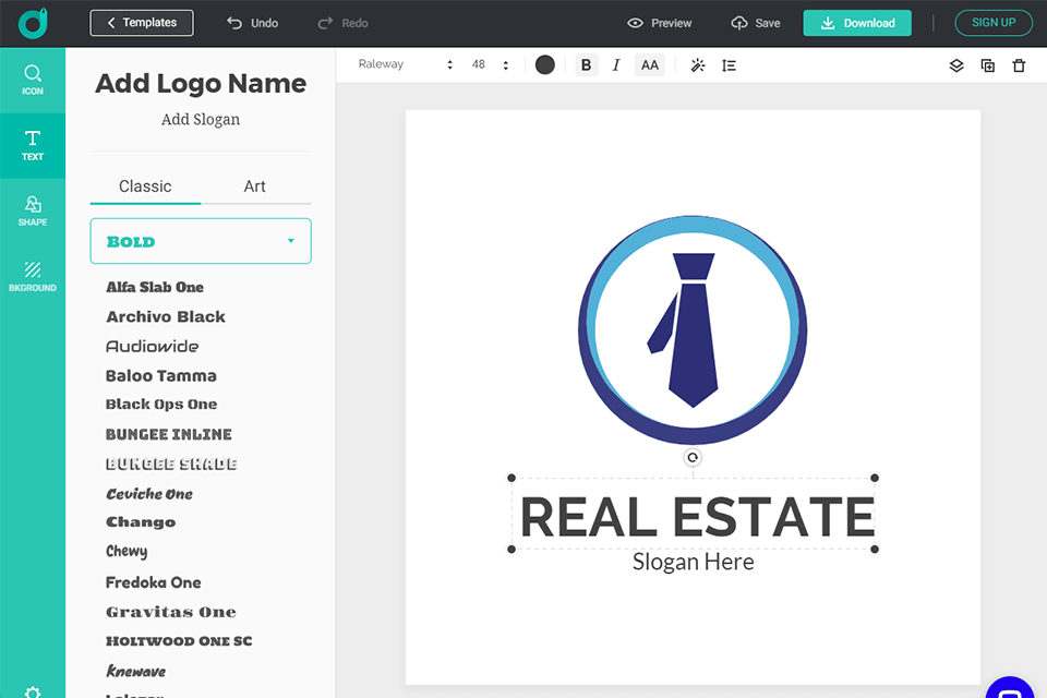gesignevo free real estate photos logos