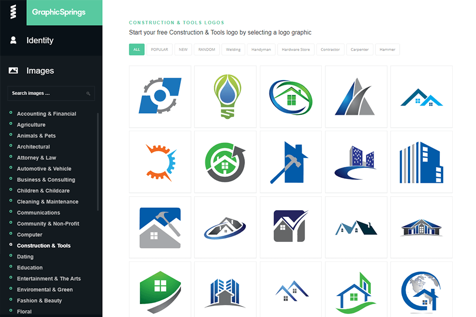 graphicsprings free real estate photos logos