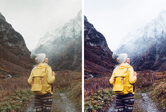presets de neve gratuitos para lightroom