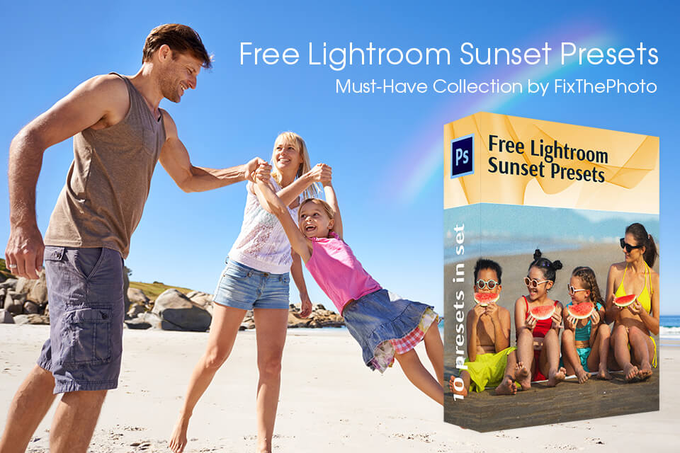 free sunset lightroom presets from fixthephoto
