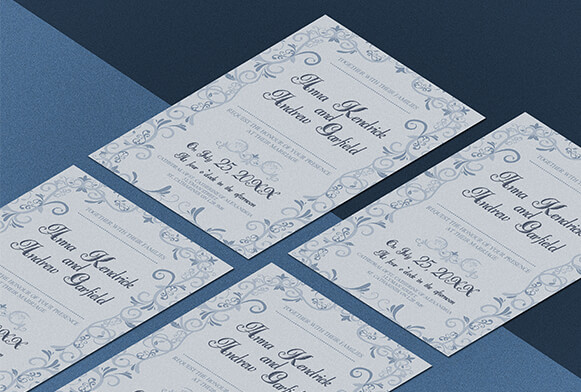 PSD de Invitacion Boda, +13.000 Plantillas PSD gratuitas de gran calidad  para descargar