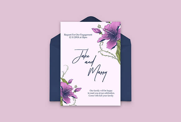 blank wedding invitation templates