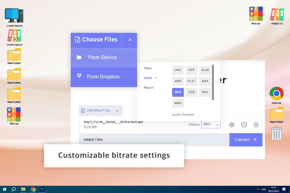freeconvert acc to mp3 converter