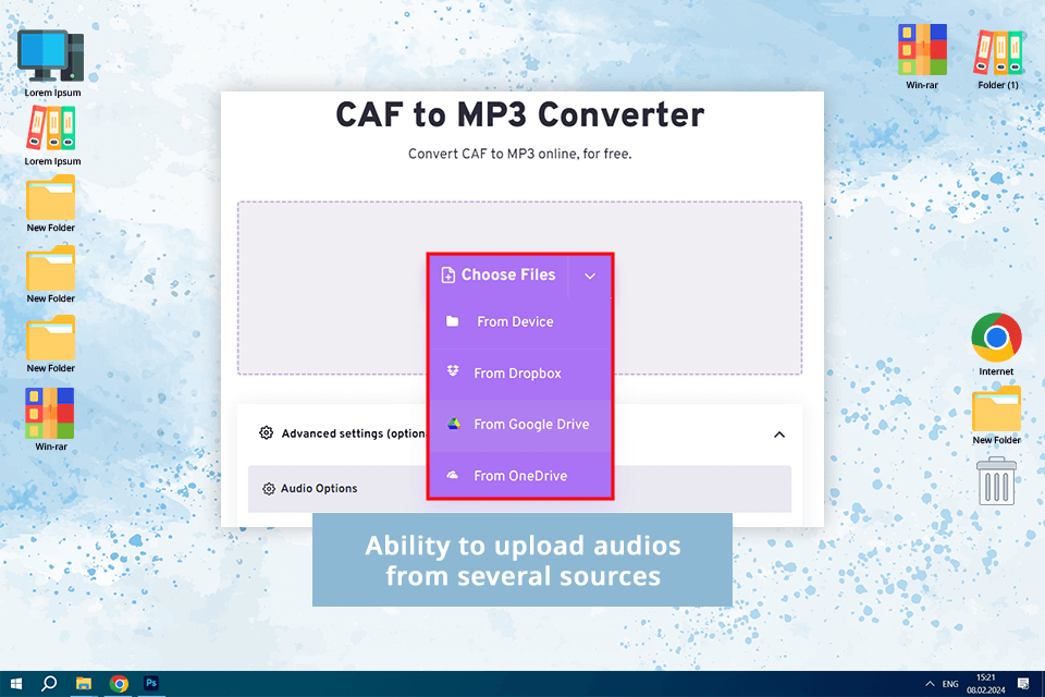 freeconvert converter caf to mp3 converter