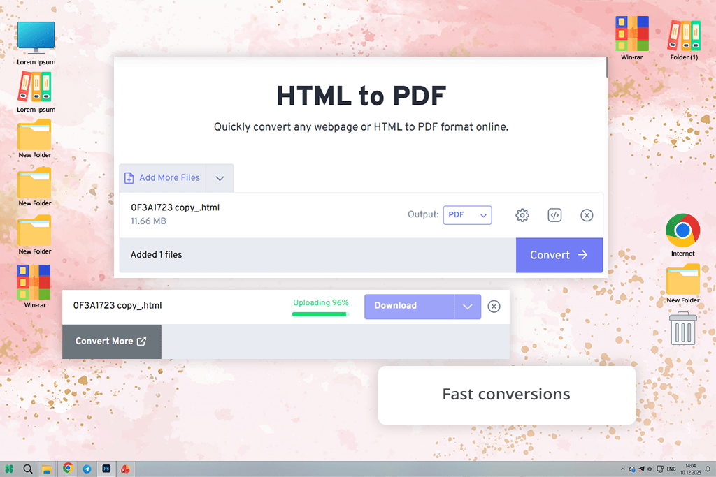 freeconvert html to pdf converter