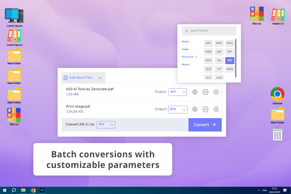 freeconvert pdf to rtf converter