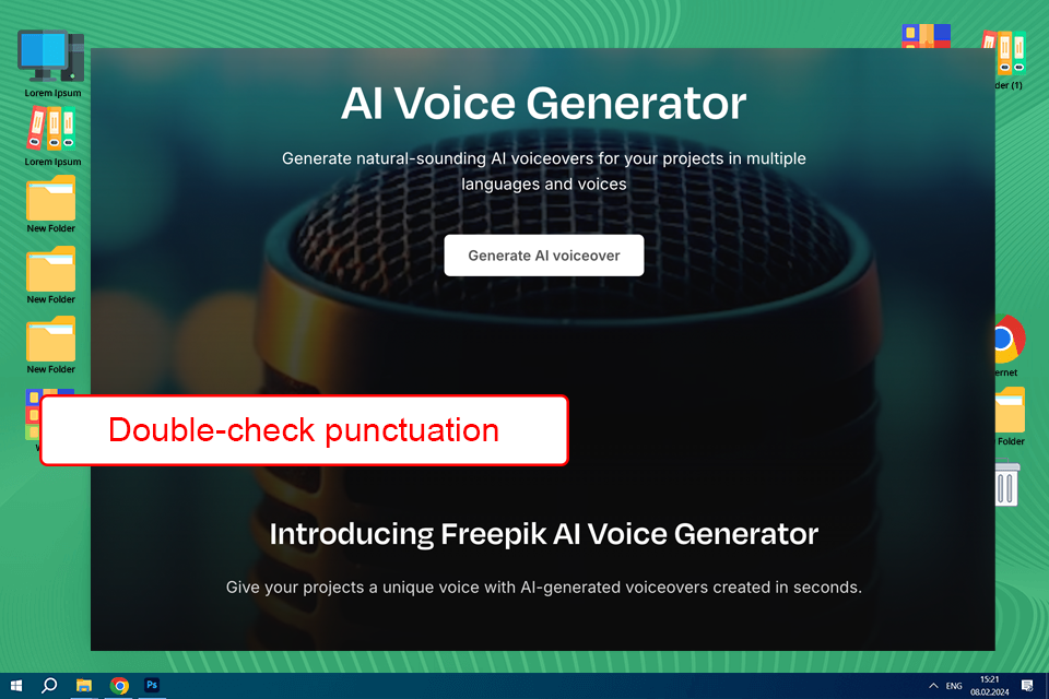 freepik ai voice cloning software