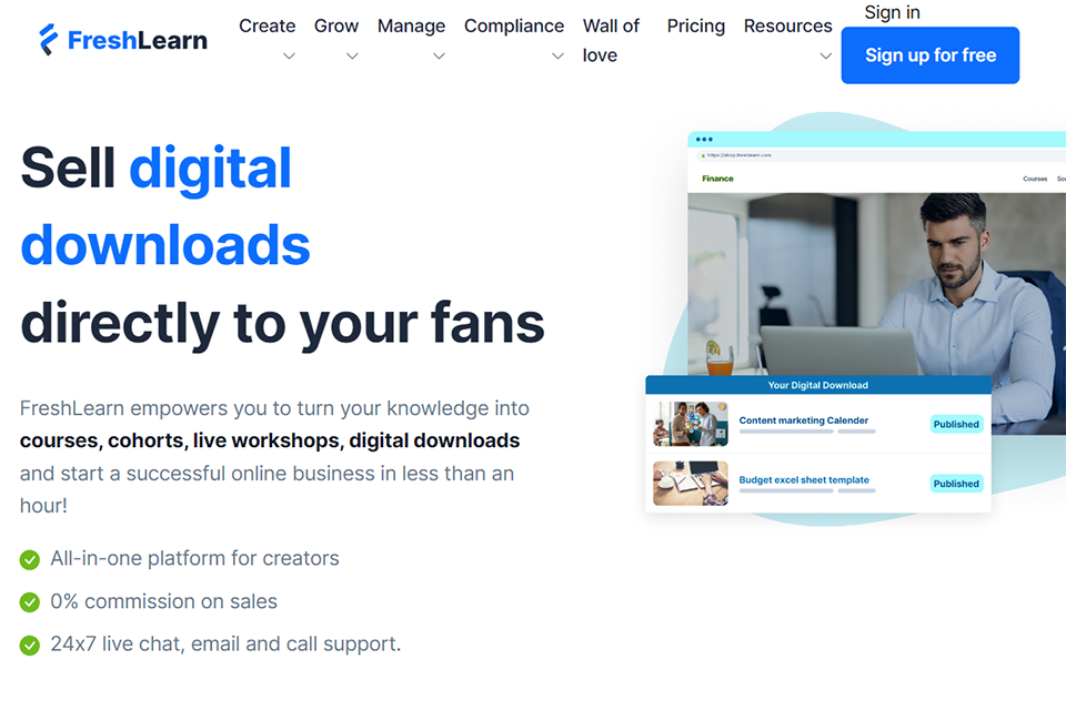 freshlearn  services image