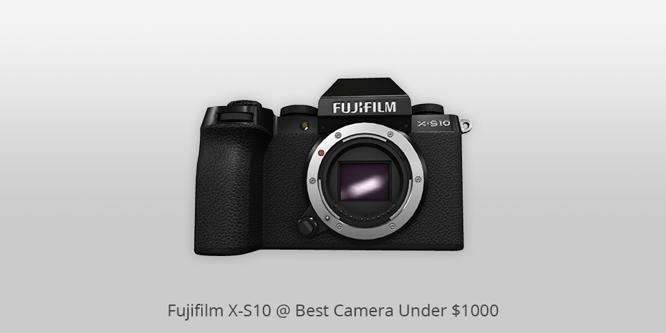 fujifilm x s10 camera under 1000 dollars