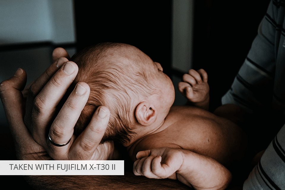 fujifilm x-t30 ii camera for newborn photography sample