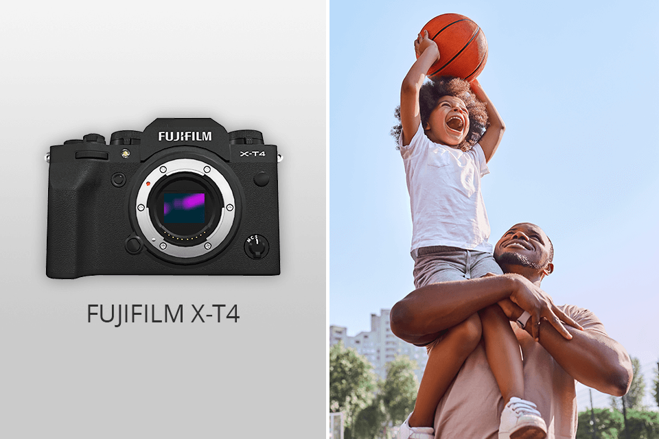 fujifilm x-t4 sports recording camera