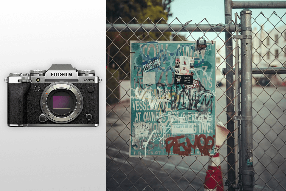 fujifilm x-t5 camera for street photography