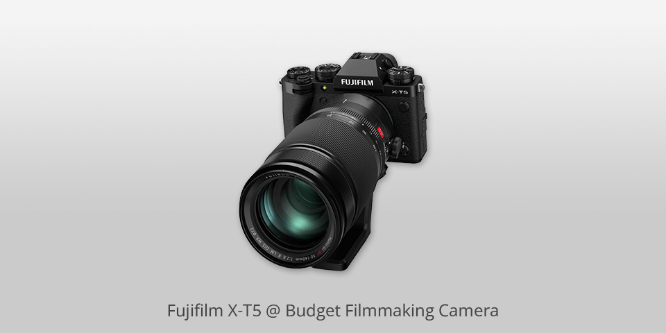 fujifilm xt5 budget filmmaking camera