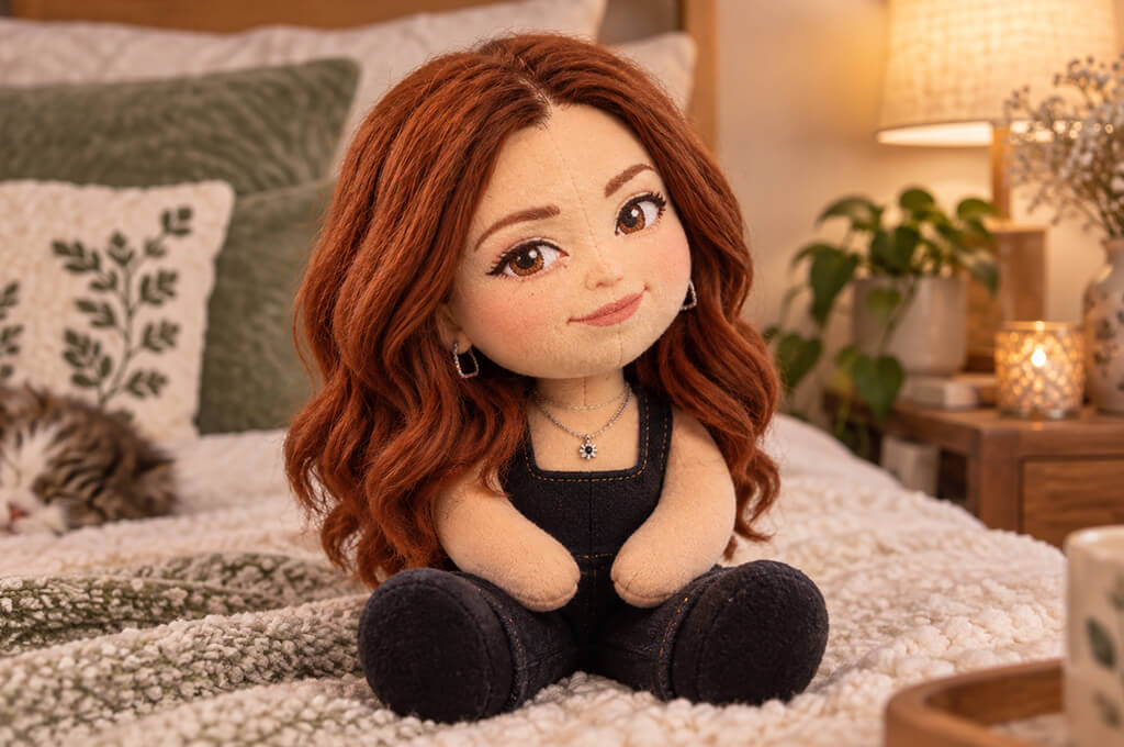 funny ai photo idea plush toy